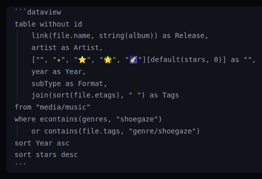 #3: source code to generate the table in #2